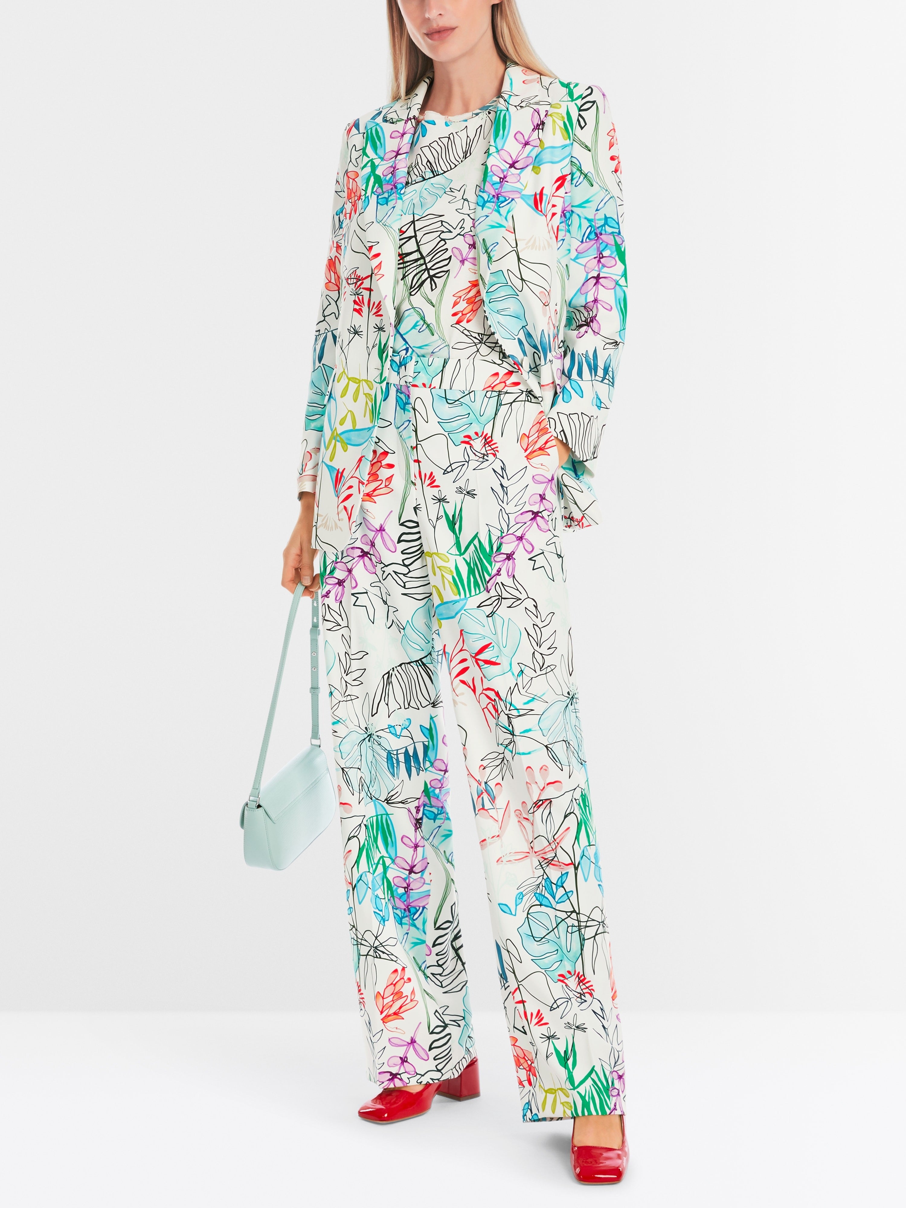 WUKARI puddle pants with print