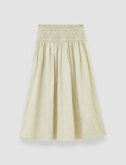 Leonie Cotton Sateen Skirt Affagato