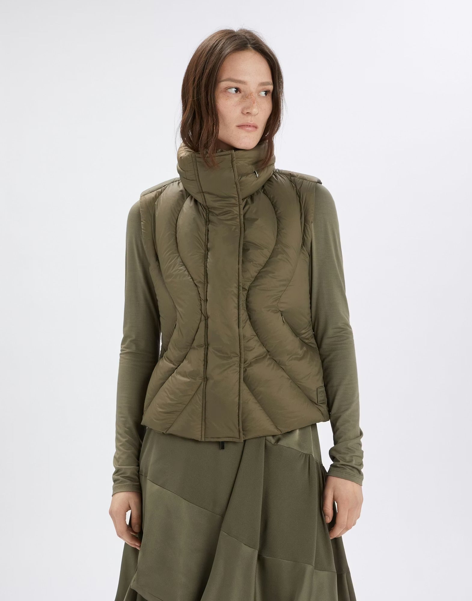 Spiffy Taupe Short Down Jacket