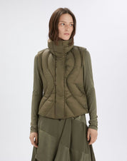 Spiffy Taupe Short Down Jacket
