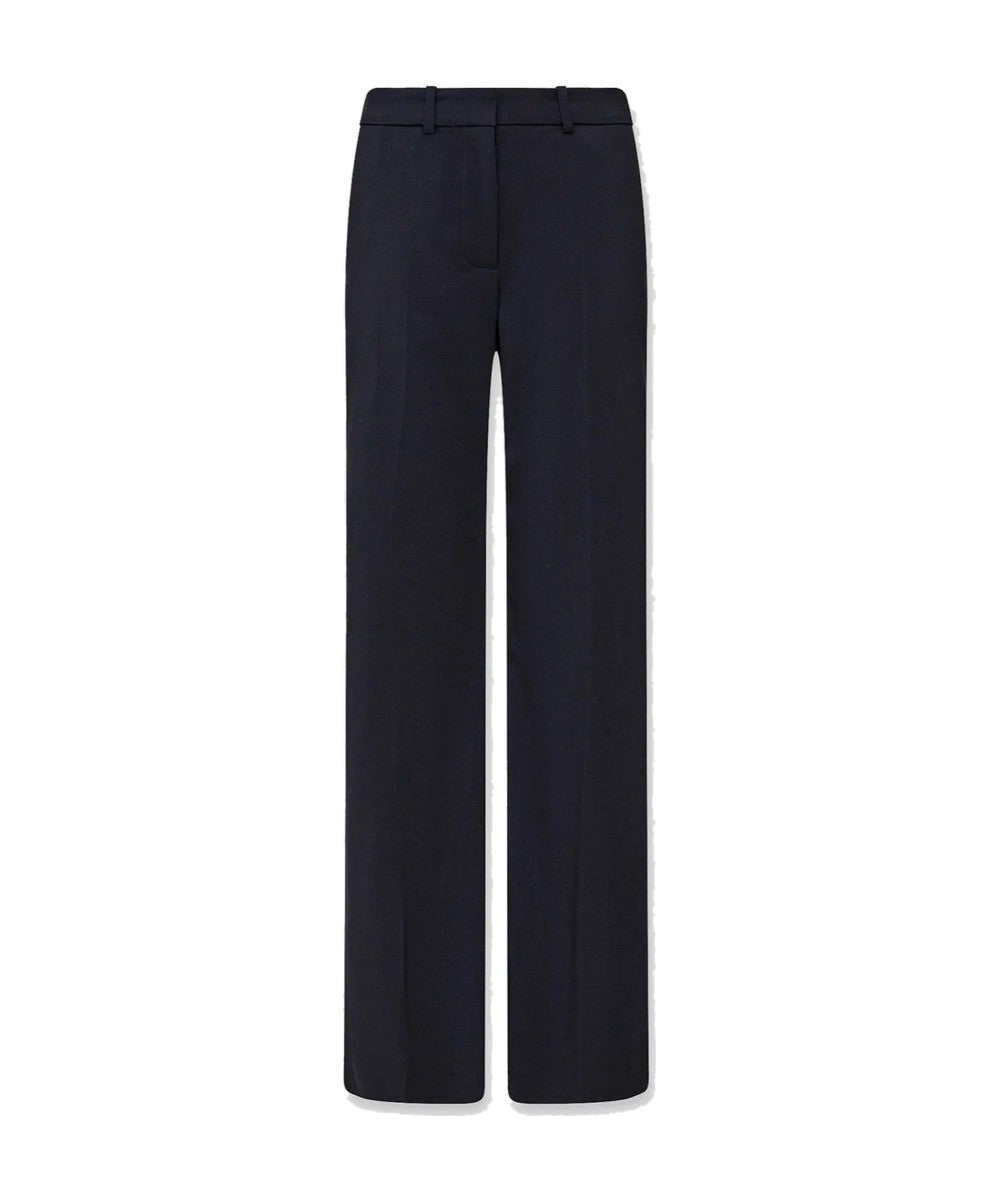 JOSEPH Morissey Tailor Wool Stretch Pant Navy