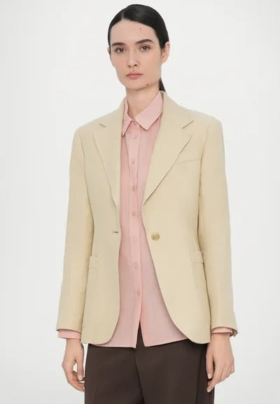 Galli  Single Breasted Blazer Sand