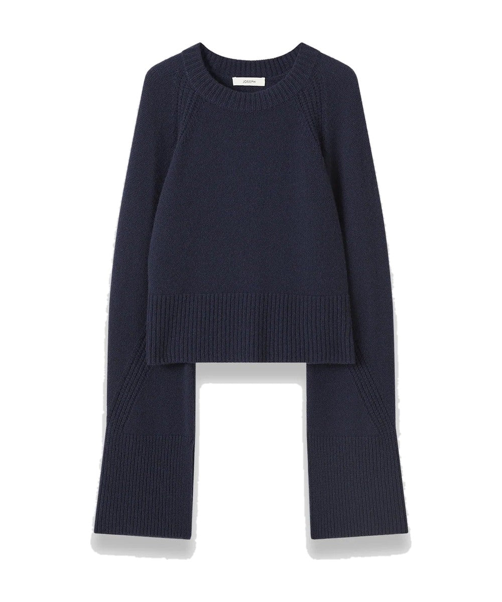 JOSEPH Maple Pure Cashmere Jumper Blue