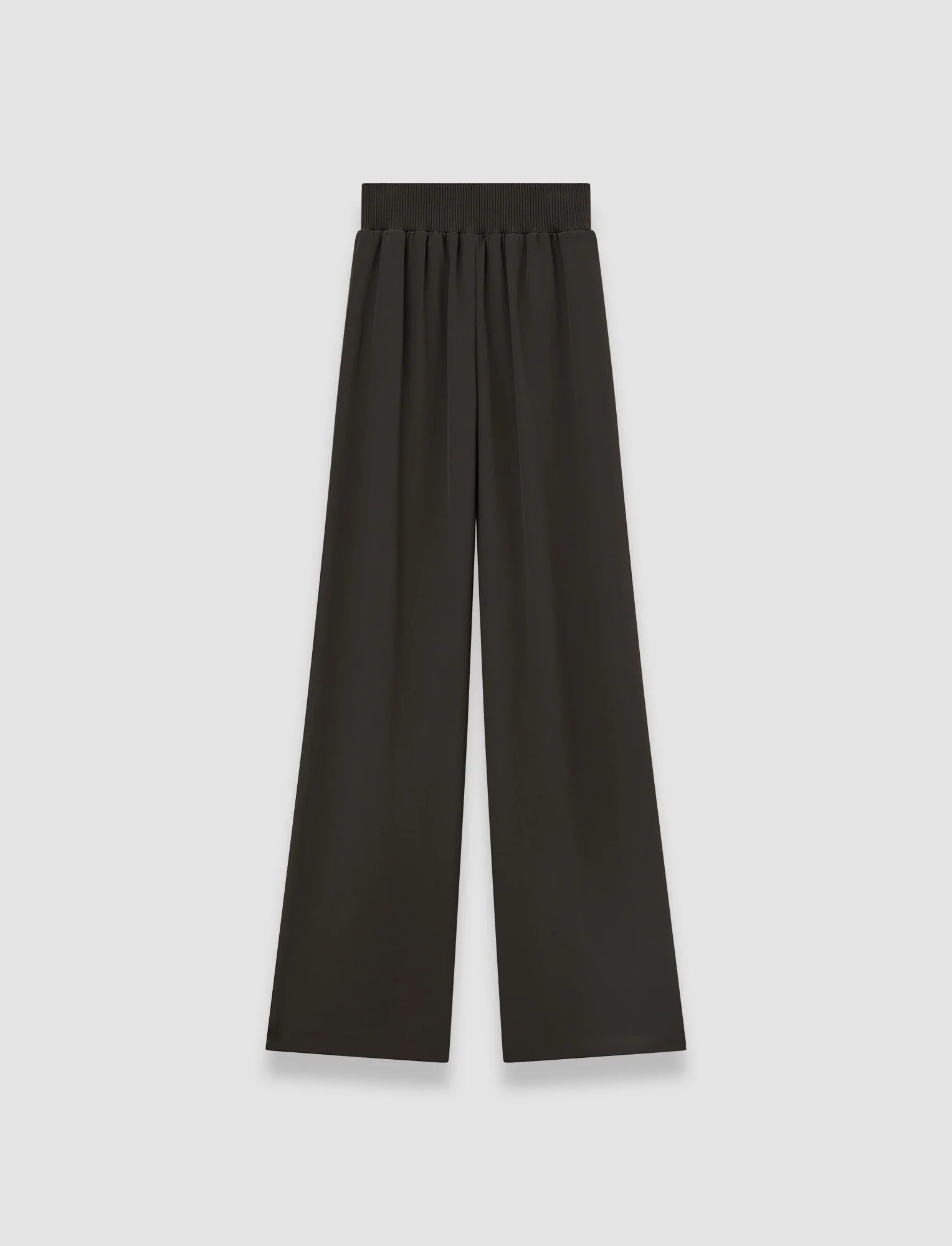 Nour Satin Twill Trousers Brown