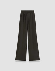 Nour Satin Twill Trousers Brown