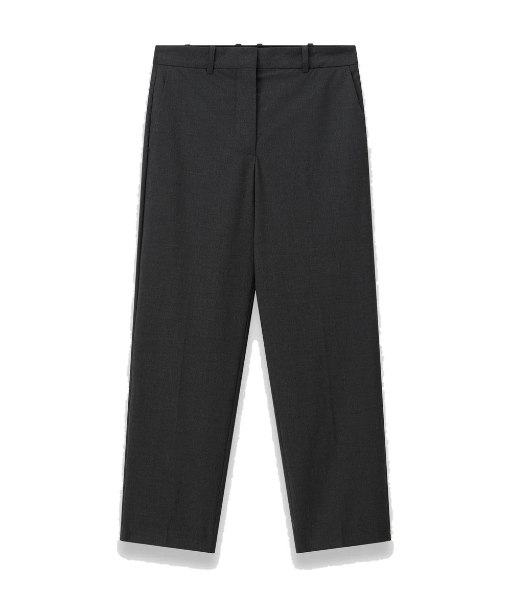 JOSEPH Trina Light Wool Tailoring Trousers Grey