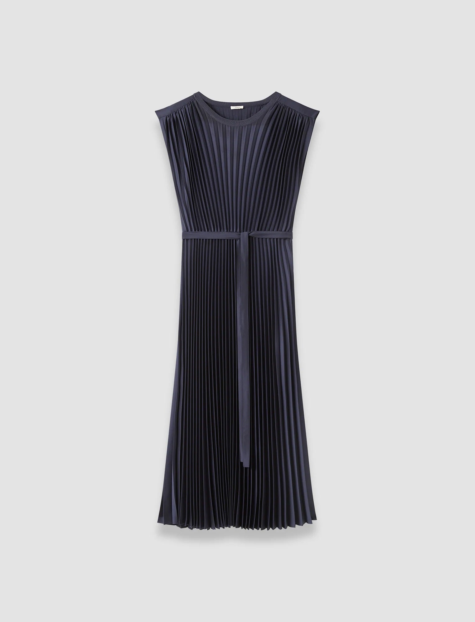 Volta-Dress-Knit Weave Plisse Blue