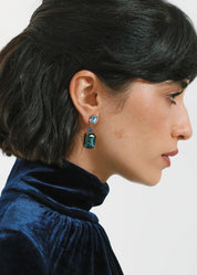Justine Earrings Sapphire