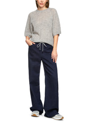 Short-Sleeve Sweater Silver