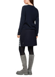 Cropped Sweater Navy