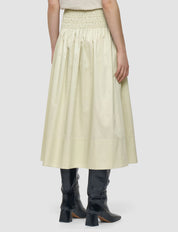 Leonie Cotton Sateen Skirt Affagato