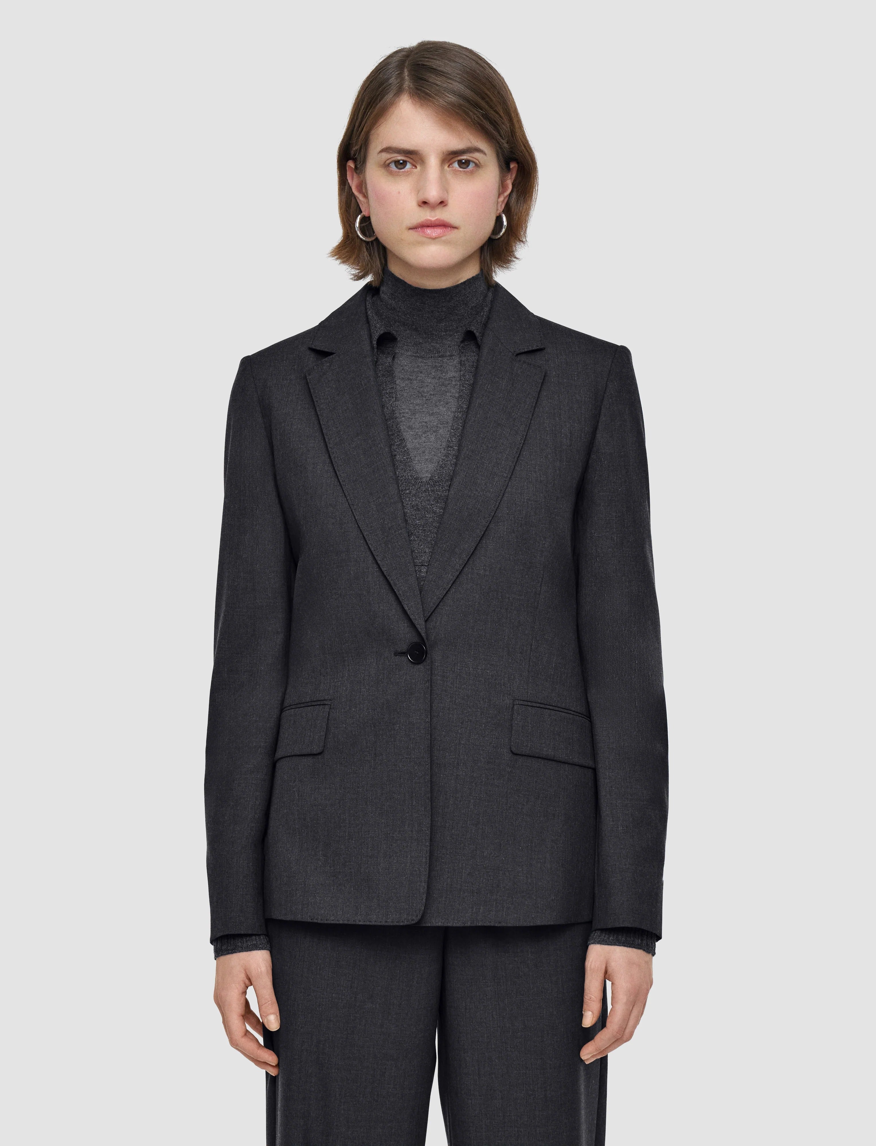 Marty Light Wool Tailoring Jacket Grey