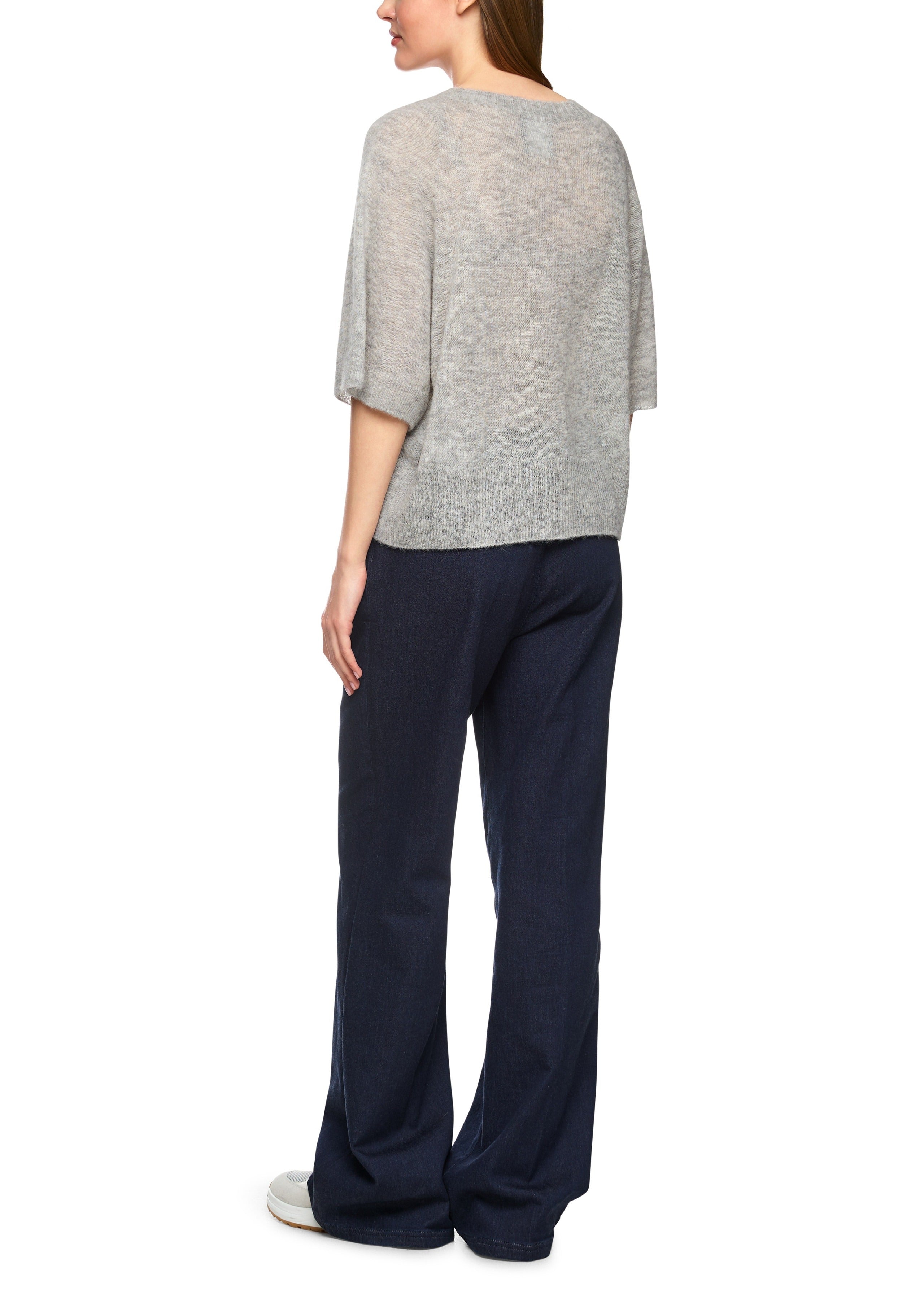 Short-Sleeve Sweater Silver