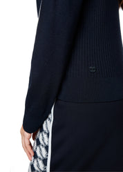 Cropped Sweater Navy