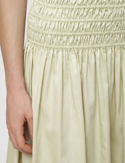 Leonie Cotton Sateen Skirt Affagato