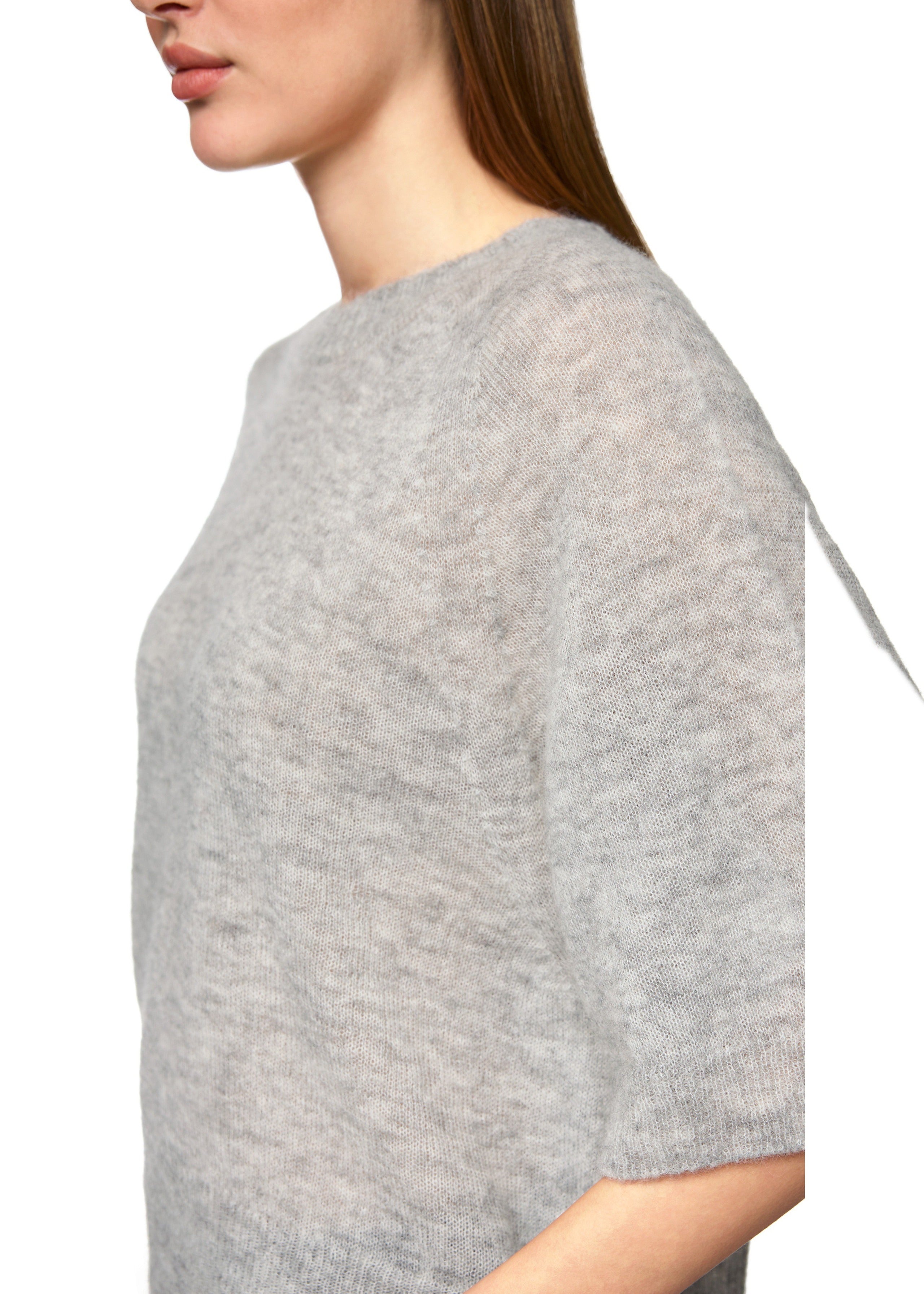 Short-Sleeve Sweater Silver