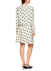 Cropped Jacket Polka Dot