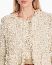 Boucle Cardigan Beige