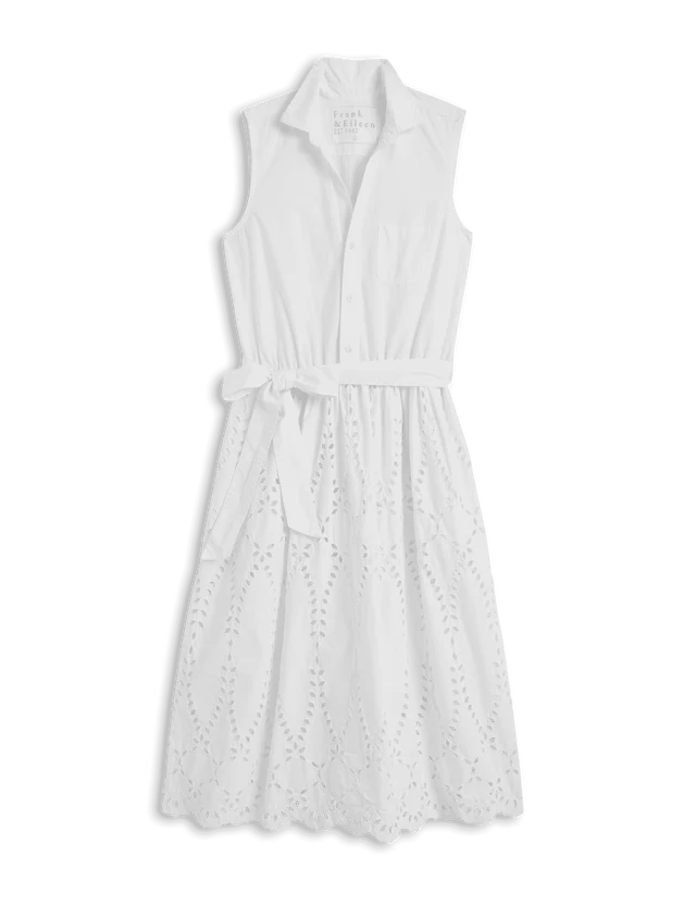 Grace Sleeveless Dress White