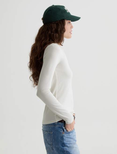 Julia Long-Sleeve Top Heather Powder