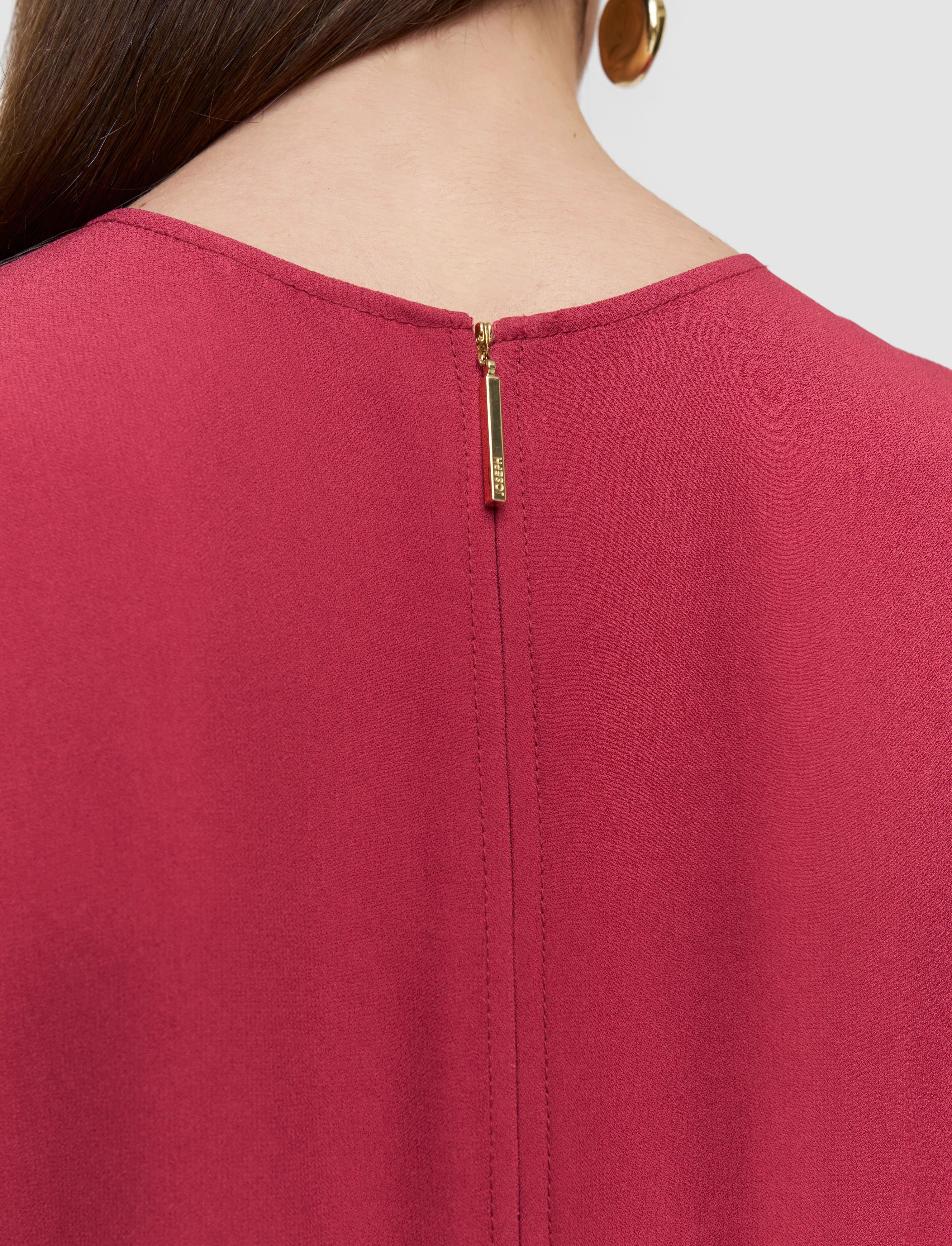 Hills Crepe Dress Mulberry
