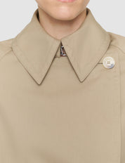 Zago Cotton Trench Jacket Beige