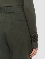 Zen Light Wool Trousers Green