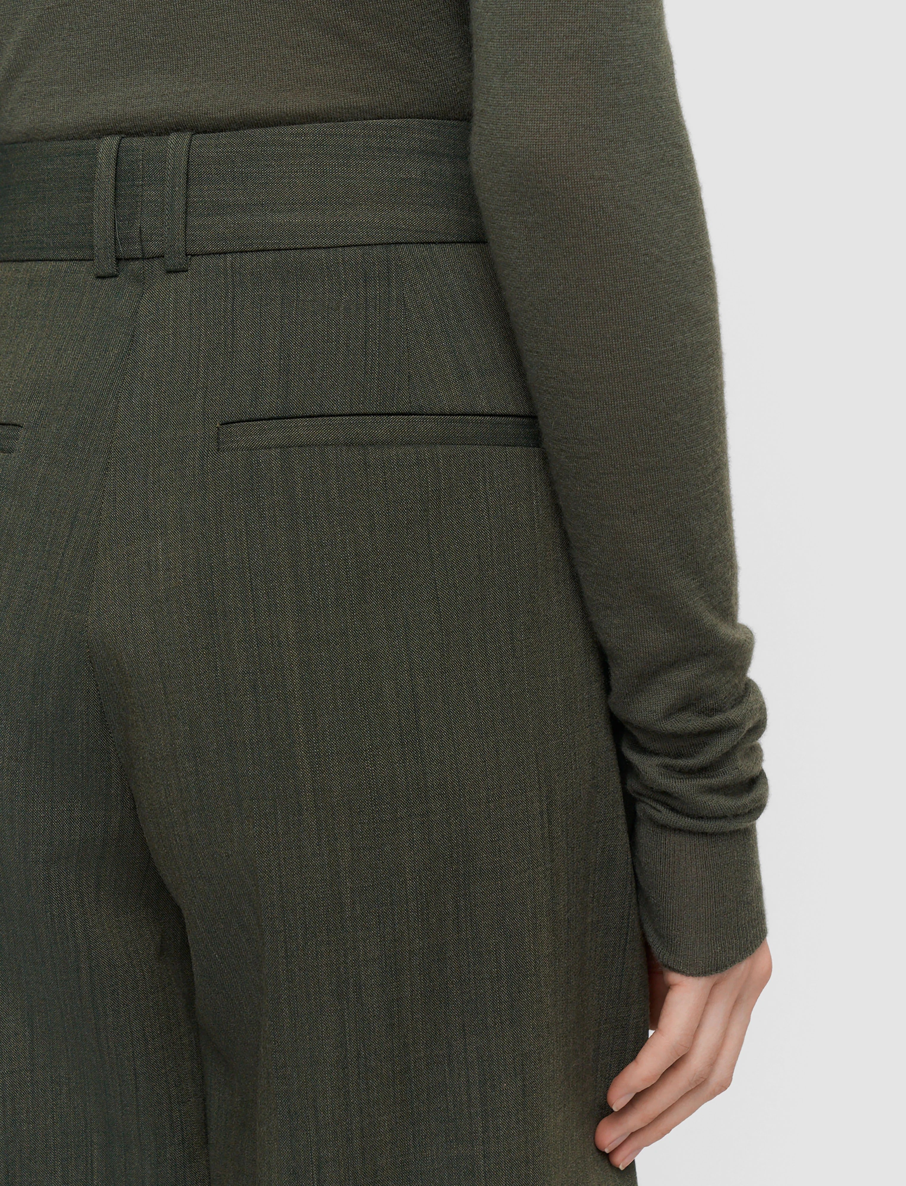 Zen Light Wool Trousers Green