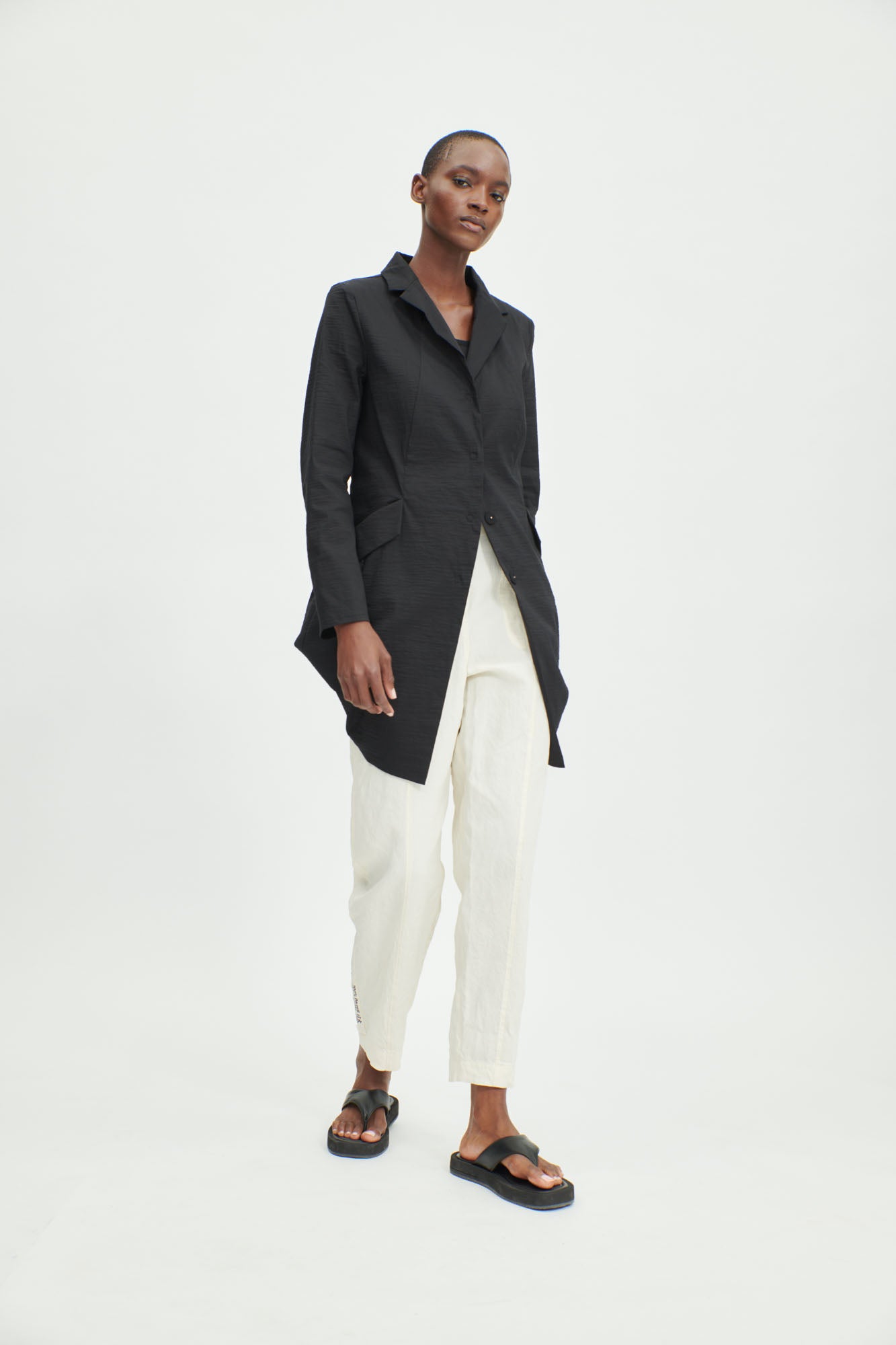 ALAM Long, black sporty blazer