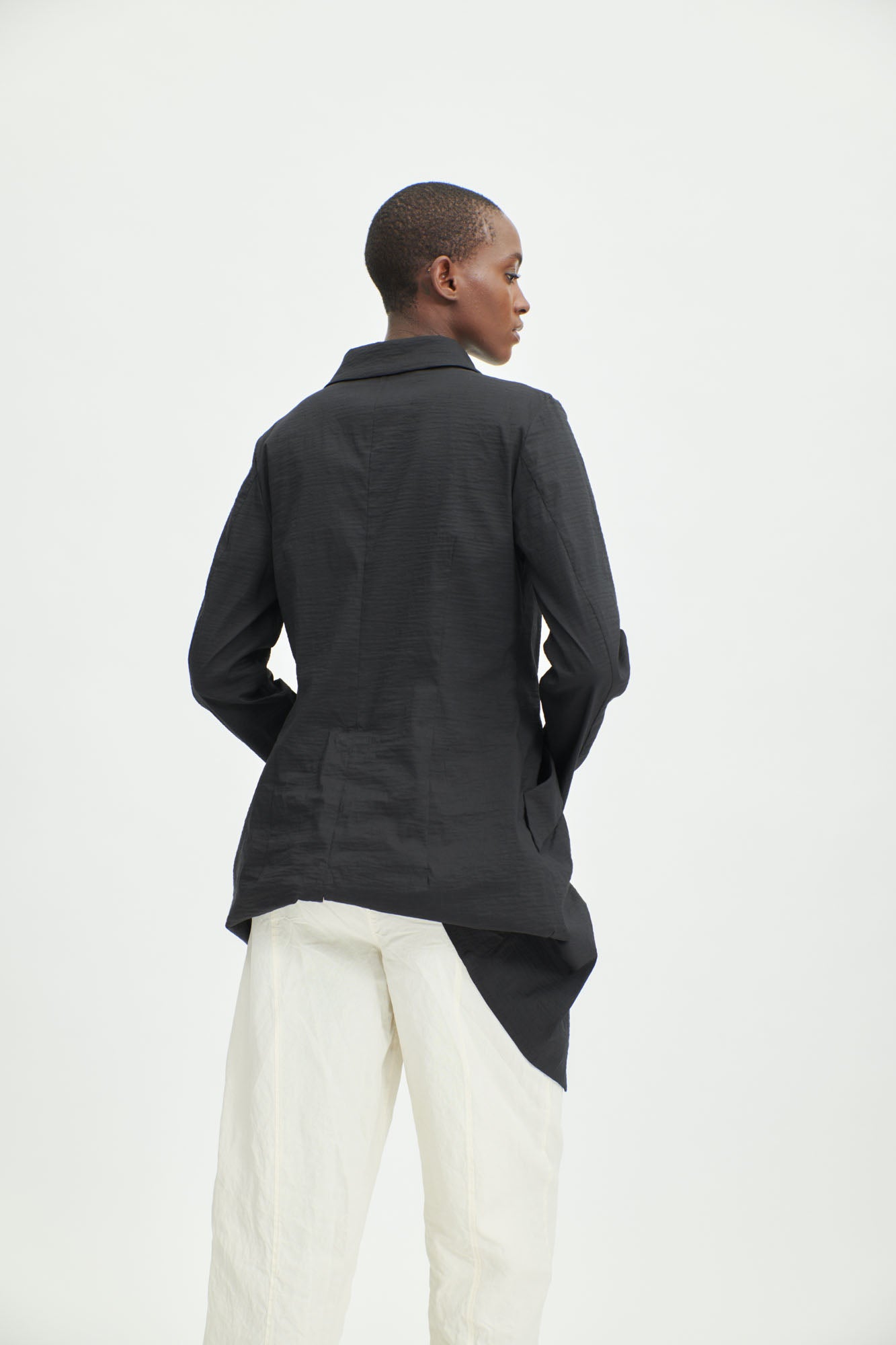 ALAM Long, black sporty blazer