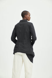 ALAM Long, black sporty blazer