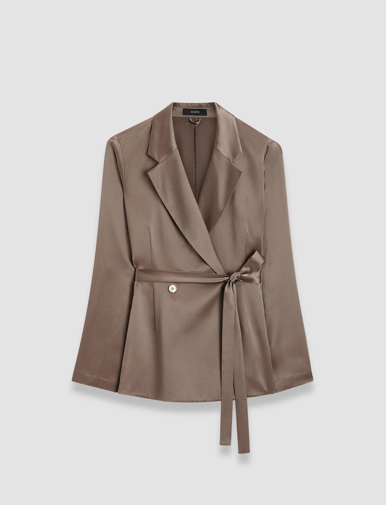 Joubert Silk Satin Jacket Escargot