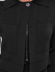 Milano Knit Stretch Zip Jacket
