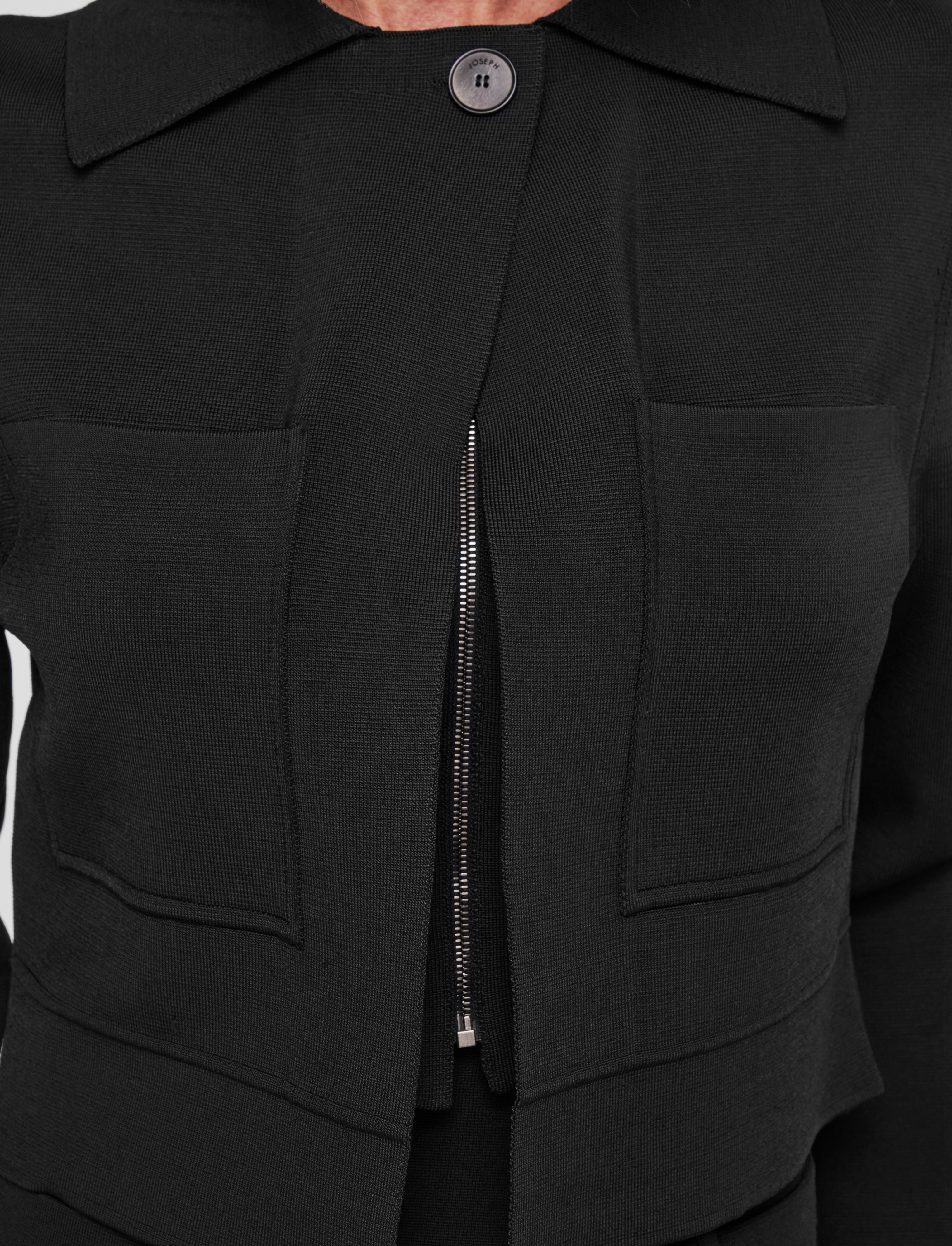 Milano Knit Stretch Zip Jacket