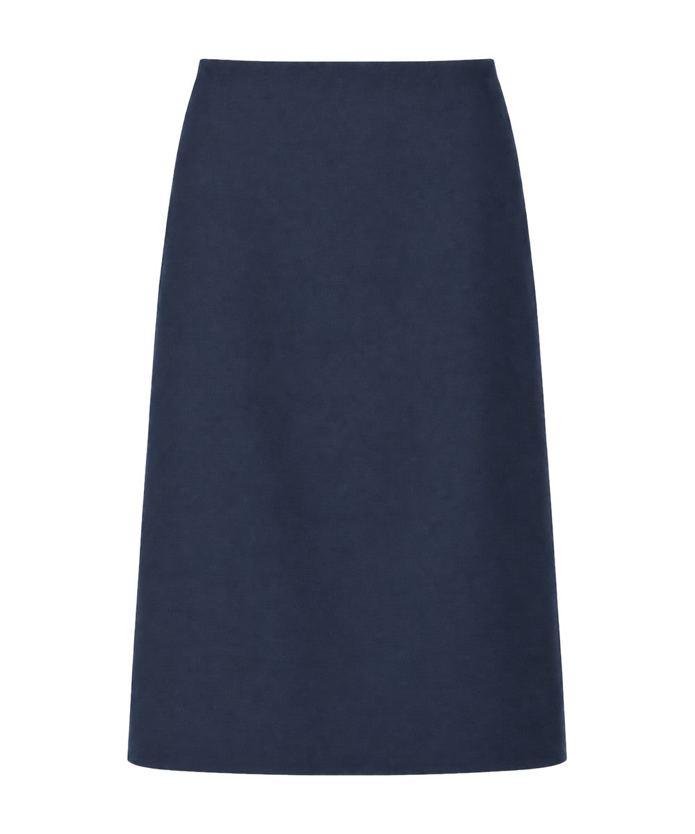 JOSEPH Darlene Skirt Cady Twill Dark Mineral Blue