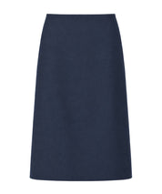 JOSEPH Darlene Skirt Cady Twill Dark Mineral Blue
