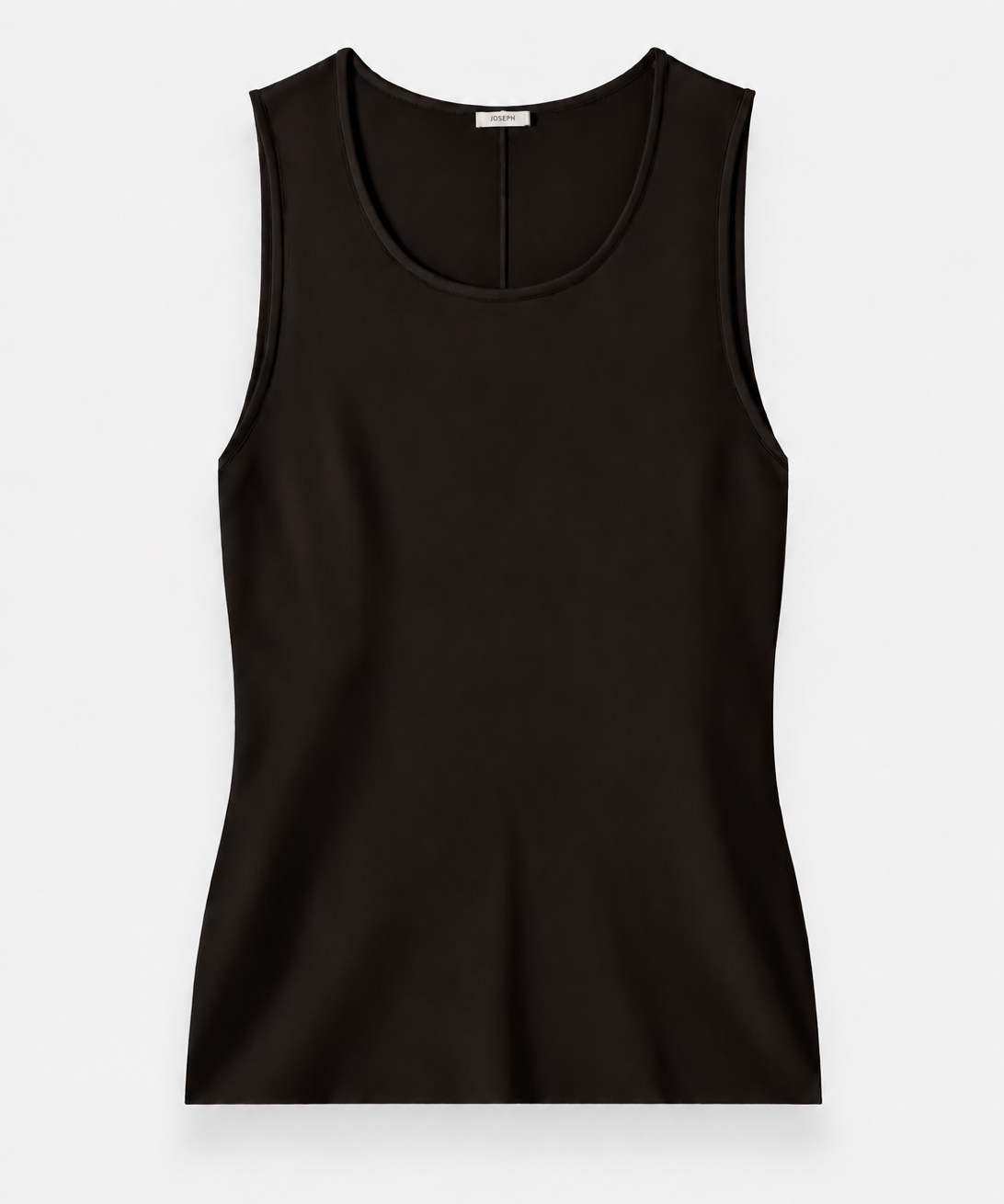 Joseph Rana Sleeveless Silk Blend Knit Brown