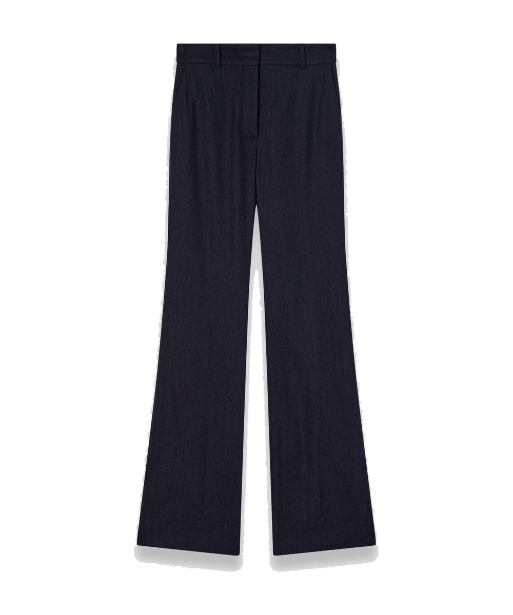 JOSEPH Tafira Gabardine Stretch Trousers Navy