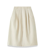 JOSEPH Kharis Cotton Twill Skirt Off White