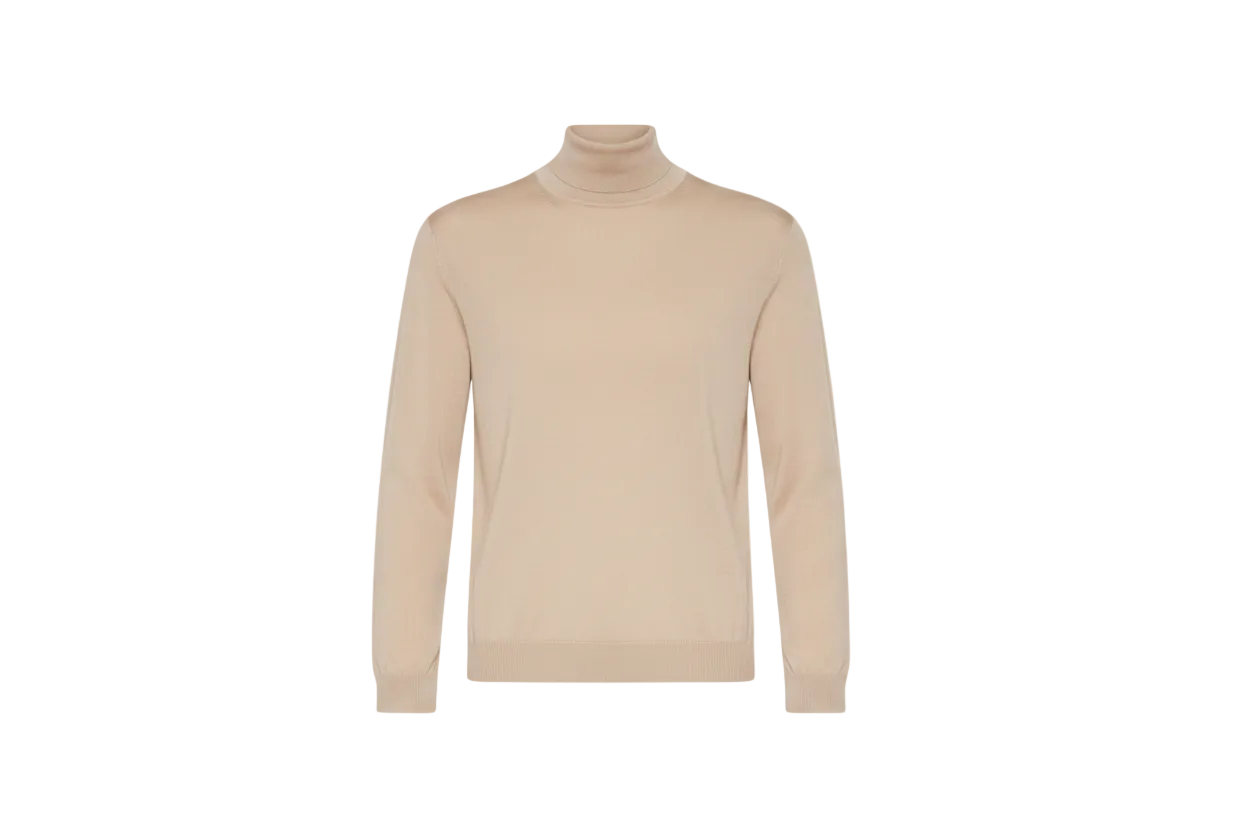 Kiku Silk Knit Turtleneck Sweater - Image 6 Sharpened