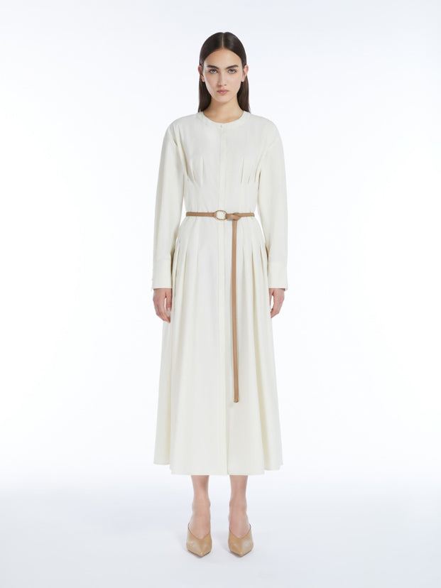 Midi Shirt Dress Ivory