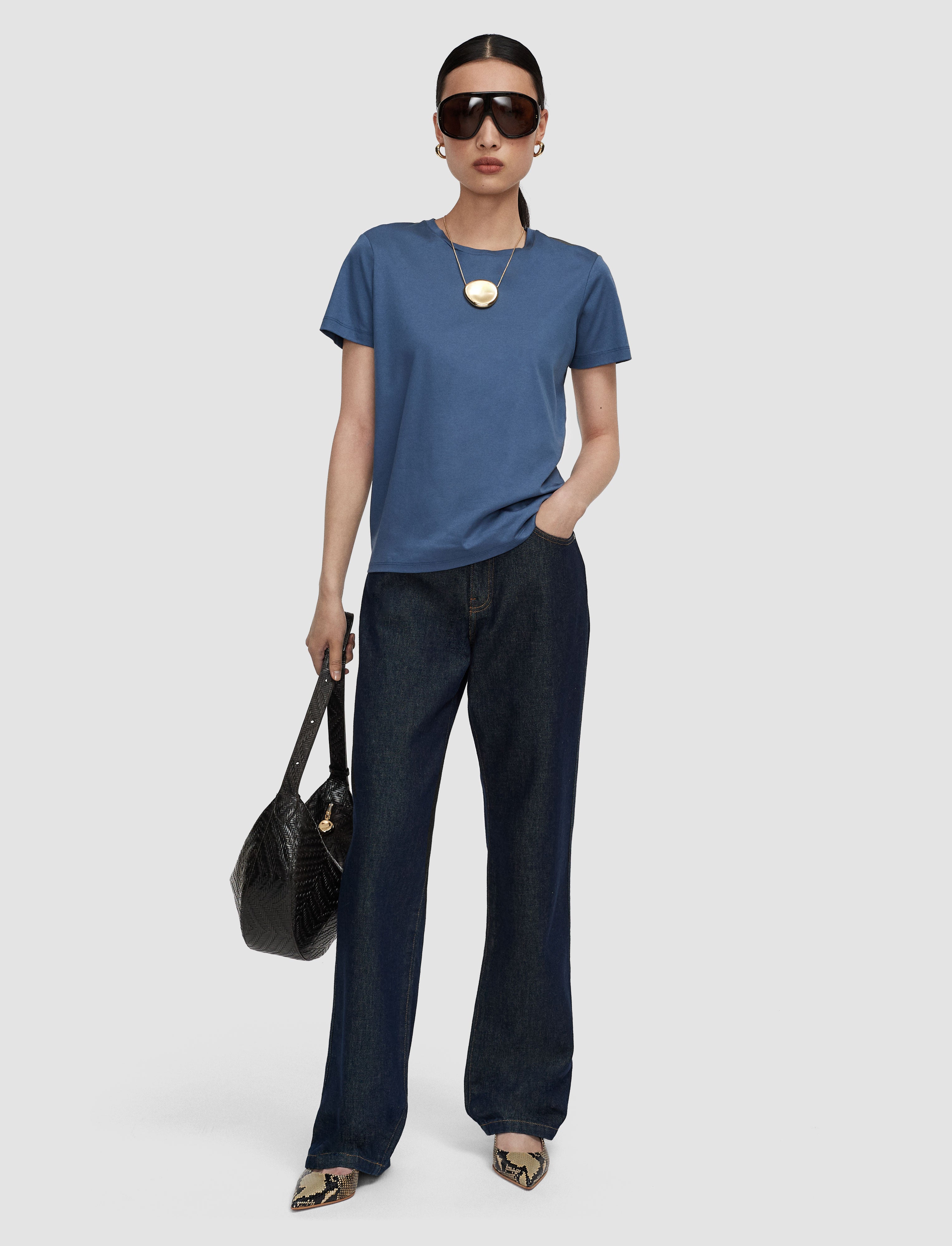 Livia Cotton Top Blue