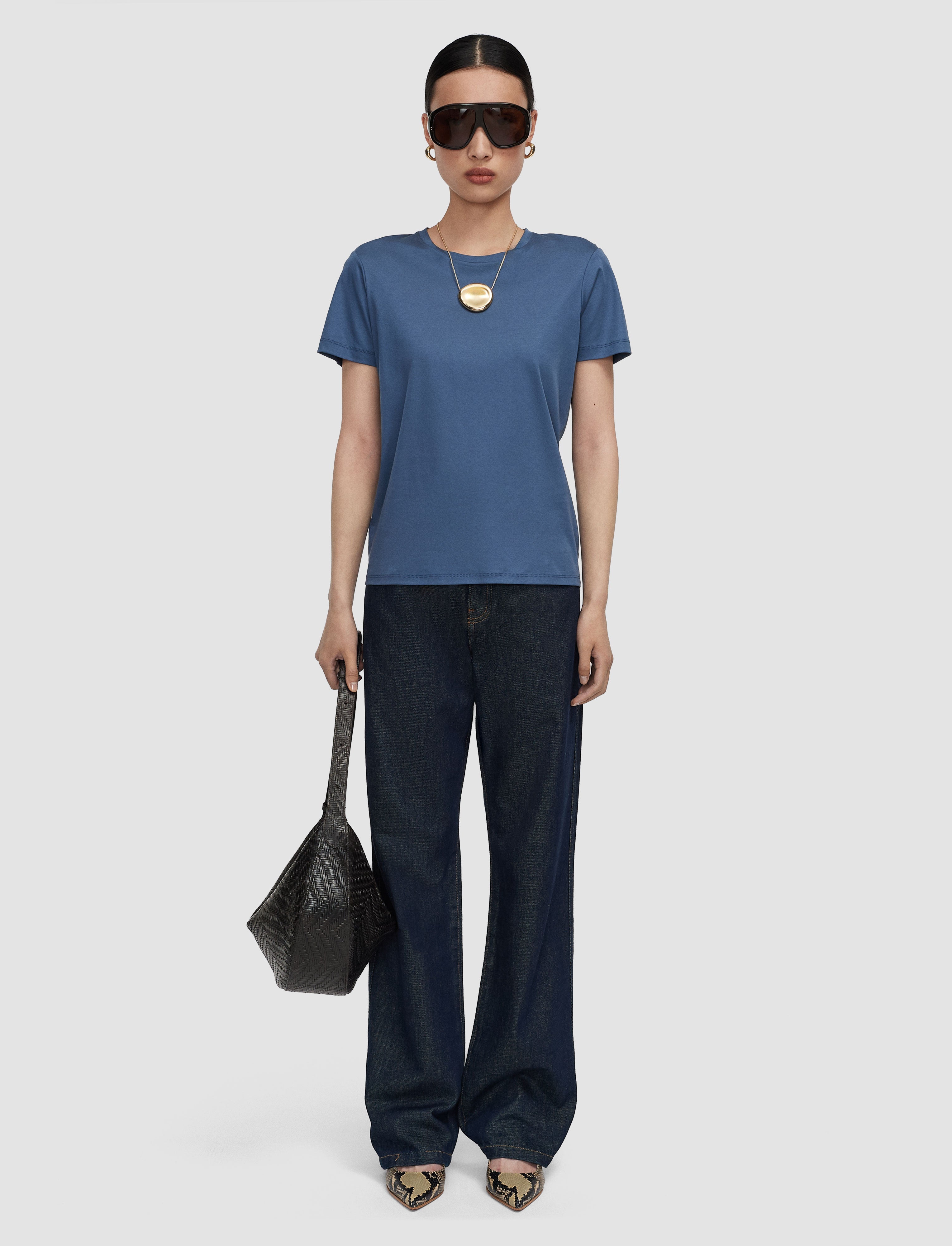 Livia Cotton Top Blue