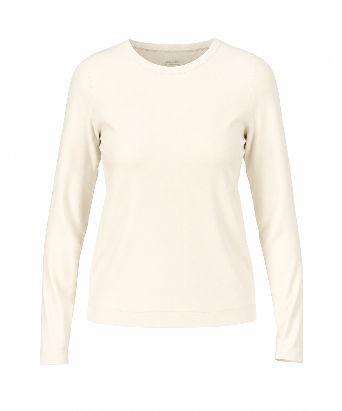 Marc Cain Long-Sleeve T-Shirt Bright Ecru