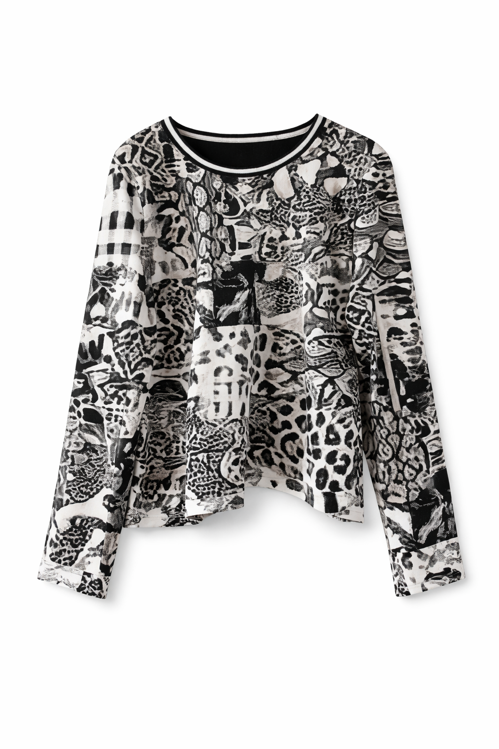Marc Cain Long-Sleeve T-Shirt Printed