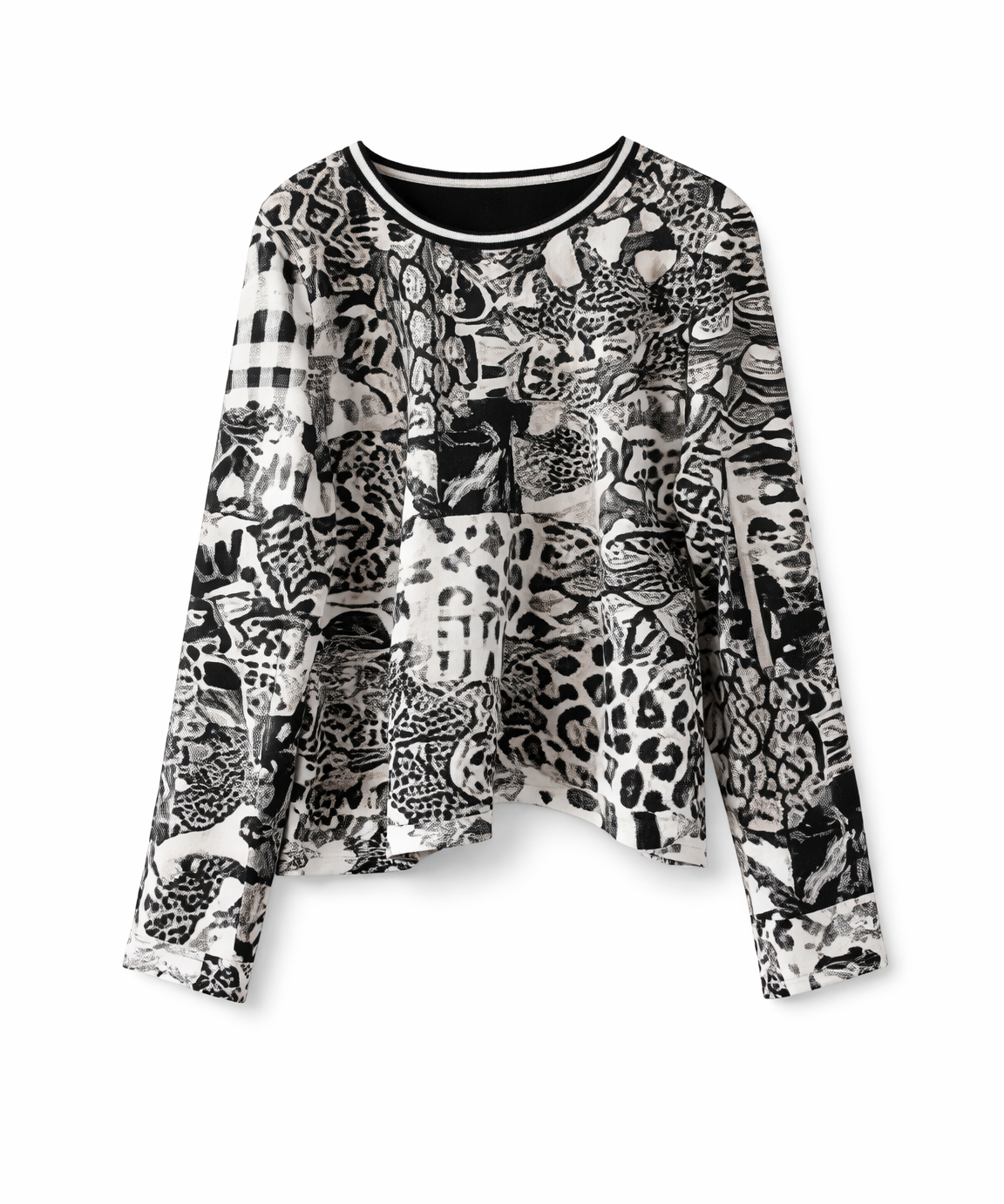 Marc Cain Long-Sleeve T-Shirt Printed