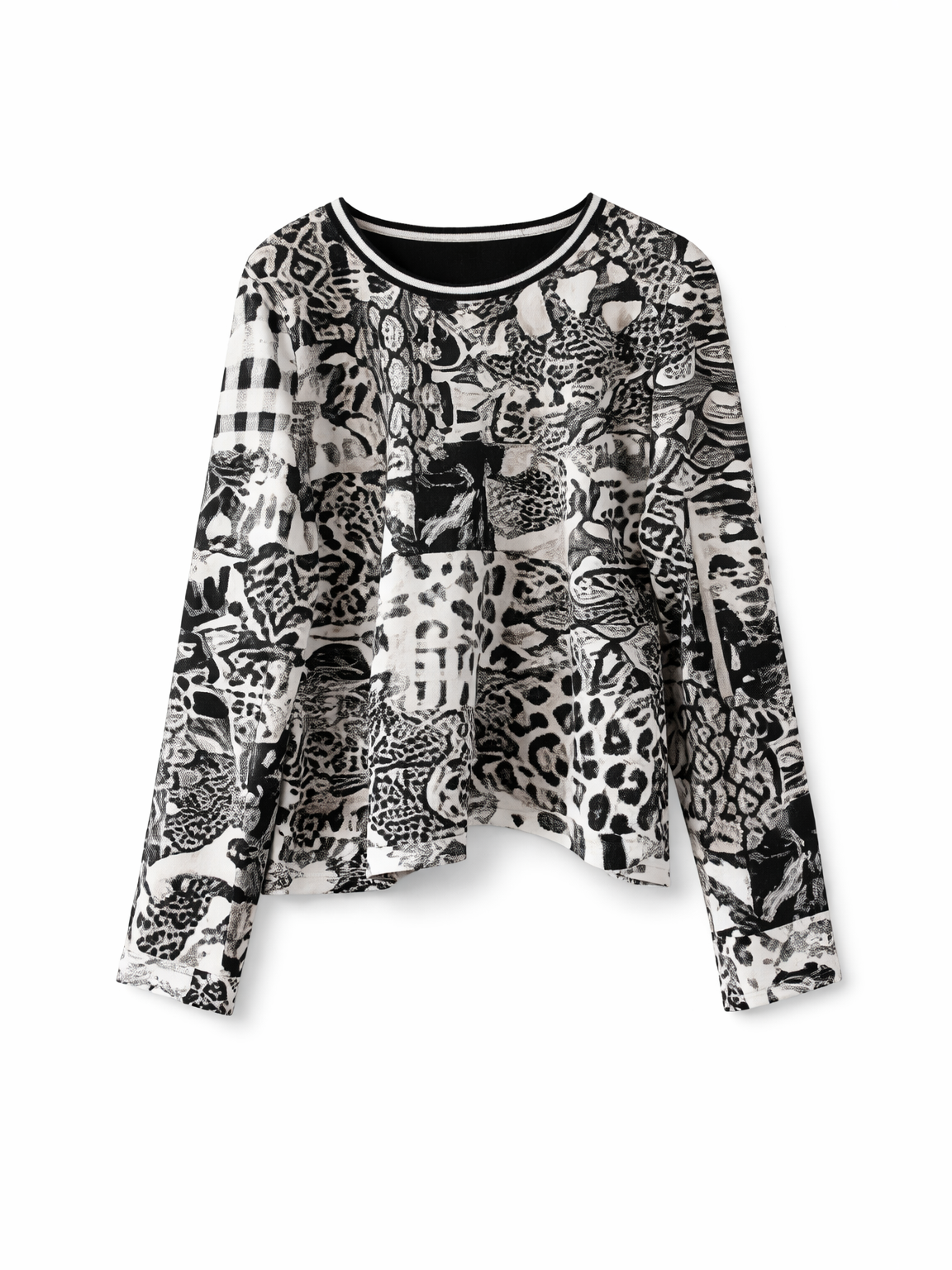 Marc Cain Long-Sleeve T-Shirt Printed