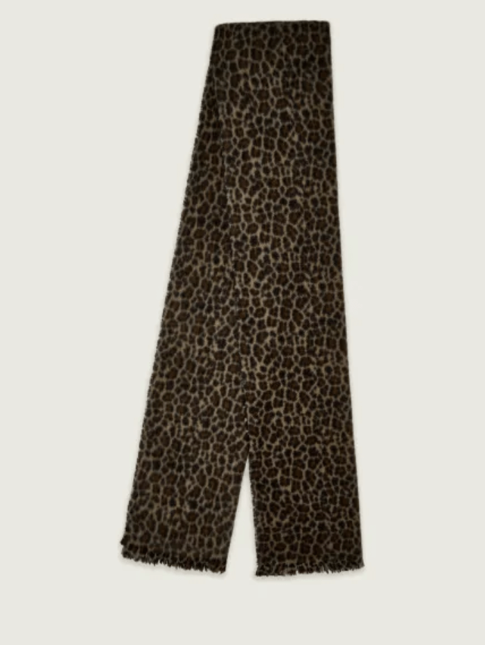 Leopard Design New Wool Scarf