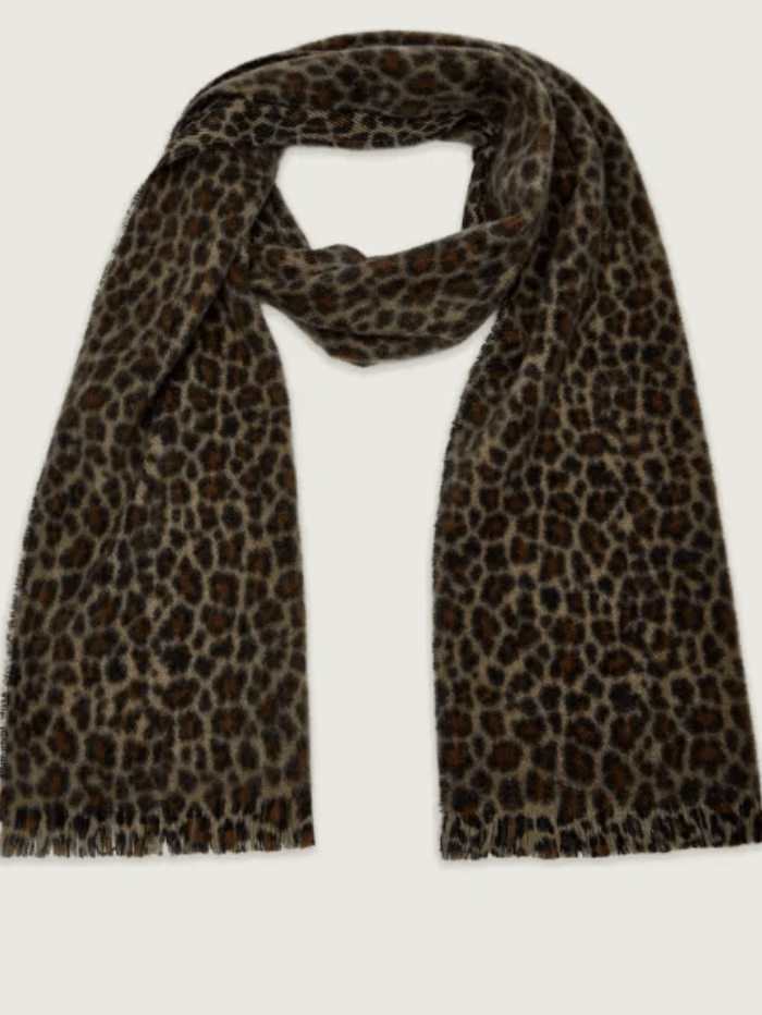 Leopard Design New Wool Scarf