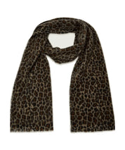Marc Cain Leopard Design New Wool Scarf